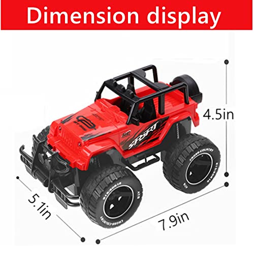 Chxingfeng Off-Road Adventure Rc Truck, 1:18 Scale Red Electric Truck, Red Off-Road Rc Pickup Trucks,Rc Model Toy Great For Beginners Or Kids #TOP3