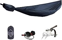 Vista 11 de Onewind Hamaca de campamento ultraligera de 11 pies, hamaca portátil, nailon Ripstop 40D de 1.7 onzas con 2 correas de árbol de 12 pies
