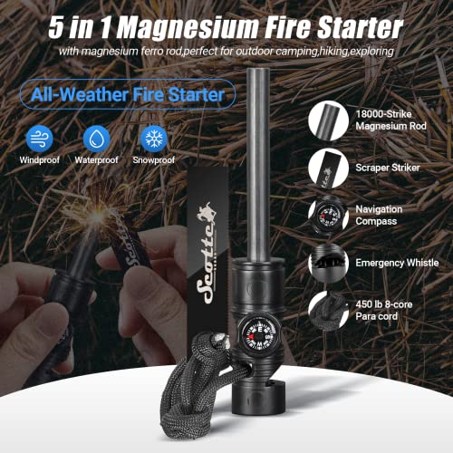 Image of Scotte Plasma Windproof arc Lighter Electric Lighter and LED Flashlight - 2 in 1 (Black)