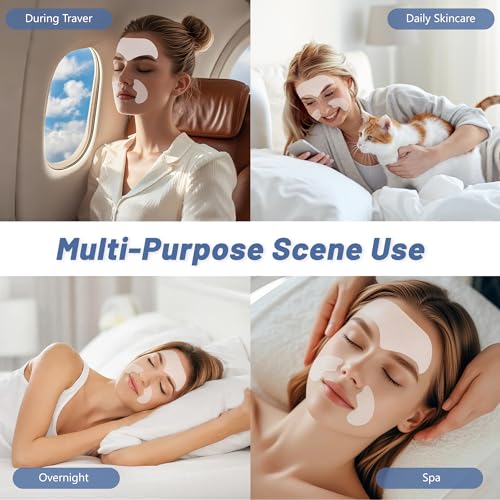 Forehead Wrinkle Patches & Smile Line Patches Overnight, jelly wrinkles patches with Collagen, Smoothing before dates or makeup, Gentle Facial Wrinkles for Day or Overnight, Skin Gifts for Women & Men — view 5