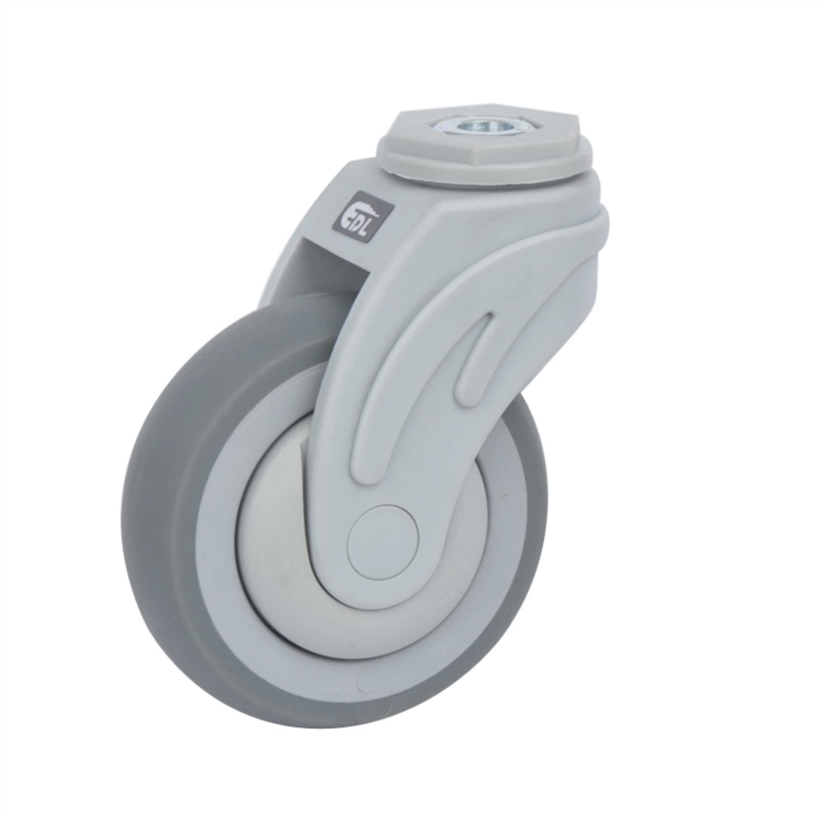 Roue de lit plastique muet 5" antidérapante et résistante à l'usure - 4