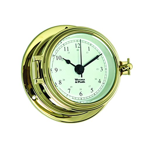 Weems and Plath Endurance II 105 Quartz Clock, Brass