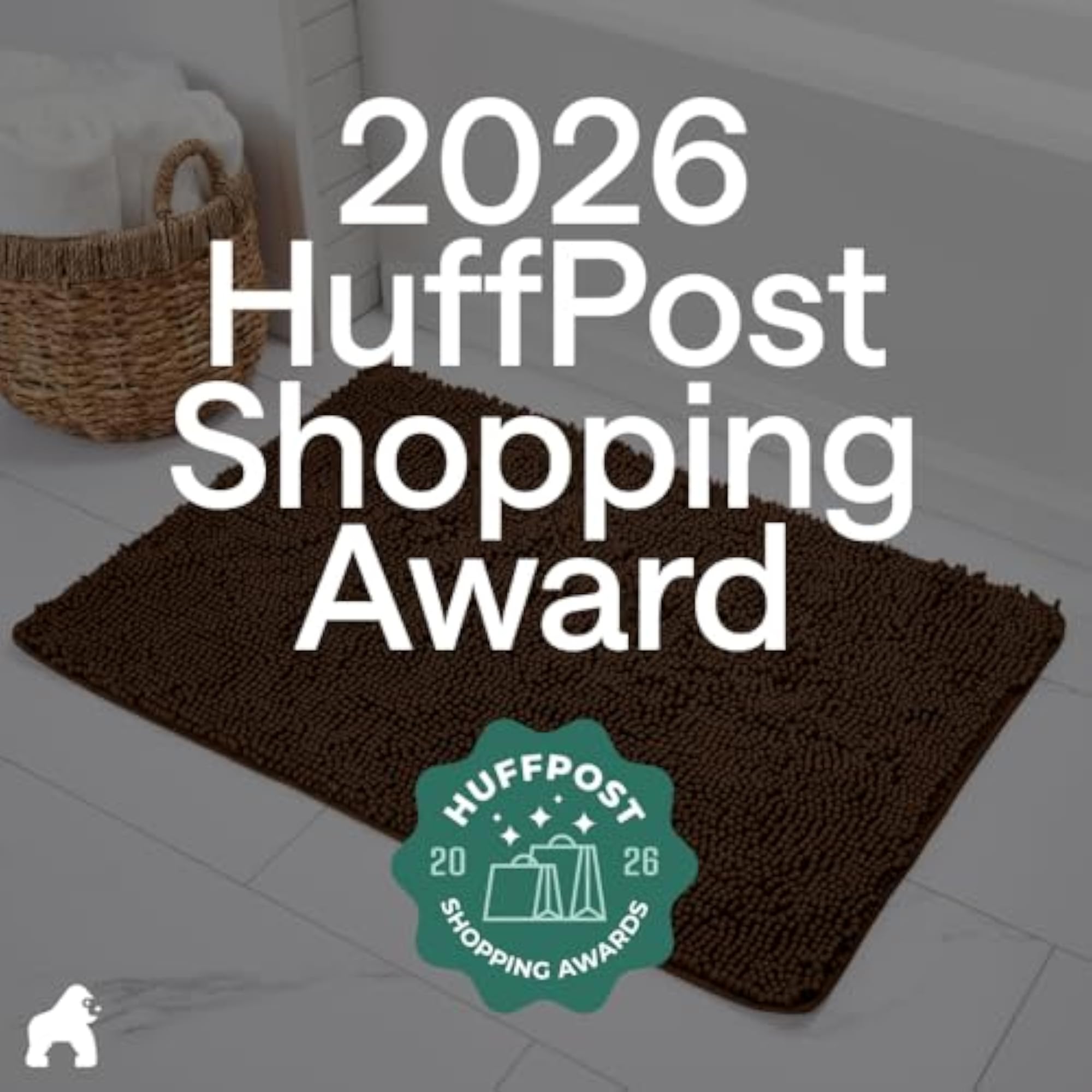 Luxury Chenille Bathroom Rug Mat, 36x24, Soft
