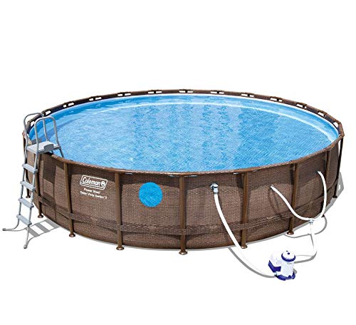 Sari-Sari E-Store Coleman 22'x52 Swim Vista II Pool Set with Pump, Ladder and Cover