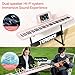 Portable Piano Keyboard Foldable: Portable Keyboard Piano 88 keys Semi-Weighted keyboard with MIDI Bluetooth TERENCE Electric Folding Piano Kit for Adult