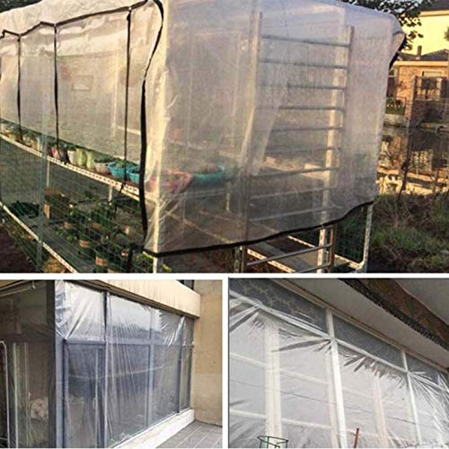 Lona transparente contra rayos UV impermeable y ultra resistente de 7x7 6