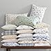 Laura Ashley - King Sheet Set, Cotton Flannel Bedding, Brushed for Extra Softness & Comfort (Vanessa Grey, King)