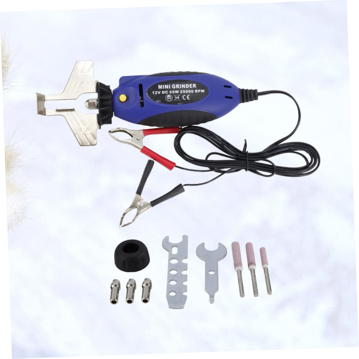 Mipcase Affilatrice Per Catene Elettrica Da Strumento Portatile Per Affilatura Manuale Con Chiave e Pietra Abrasiva Comodo Da Impugnare e Resistente