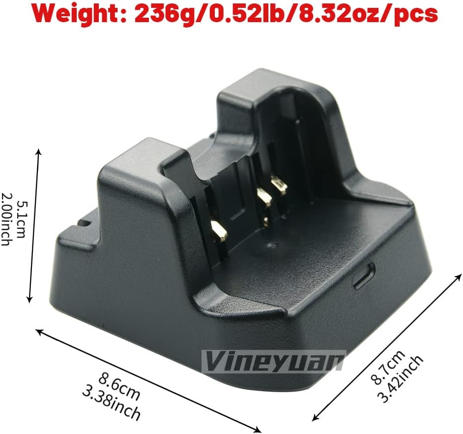 CD-41 SBR-14Li FNB-102LI Battery Charger for Yaesu VX-8R 8GR FT-1DR FT1XD FT-2D Series Walkie Talkies Charger Base