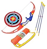 Liberty Imports Sport Toy Archery Bow And Arrow Set for Kids With Arrows, Target, and Quiver