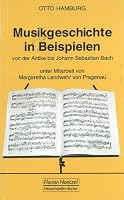 Musikgeschichte in Beispielen. Von der Antike bis Johann Sebastian Bach. 379590191X Book Cover