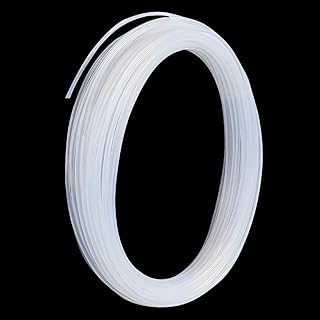 PH PandaHall Deshuesado de plástico de 20 yardas para costura, tiras de corsé de polipropileno de 2,5 mm, varillas redondas, varillas transparentes para corsé, manualidades, vestidos de novia, gorras
