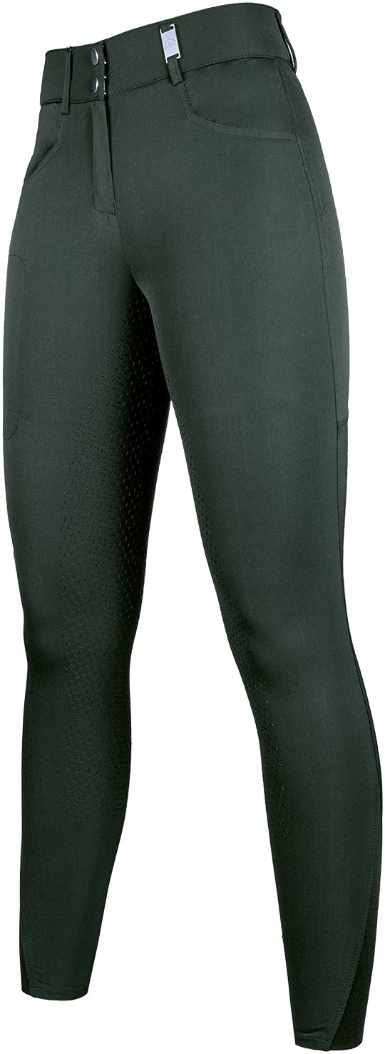 HKM Vollbesatzreithose -Sunny- Silikon Vollbesatz Reithose mit Handytasche und elastischem Beinabschluss in trendigen Farben
