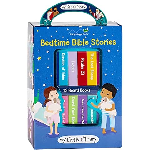 My Little Library: Bedtime Bible Stories (12 Board Books) Cover