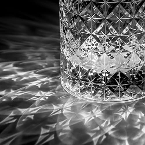 Shoshin Hand Cut Crystal Whiskey Glass (Set Of 2, 10 Oz), Hand-Blown Double Old Fashioned Scotch Glasses - Handmade Gift For Bourbon Lovers - Stars Shine Style Glassware For Rum, Rocks Glasses… #TOP5