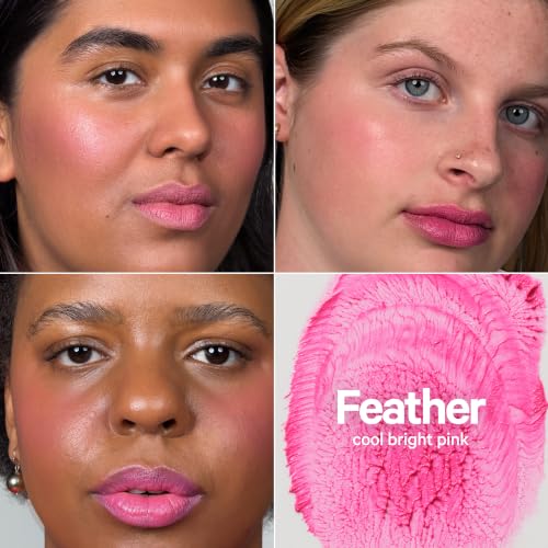 Image of Milk Makeup Lip + Cheek Blur Stick - Feather (Cool Bright Pink), 0.28 oz