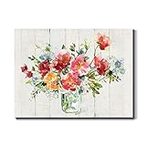 Renditions Gallery My Summer Garden I Wall Art, Premium Gallery Wrapped Canvas Décor, Ready to Hang, 36L x 24W, Made in America Print