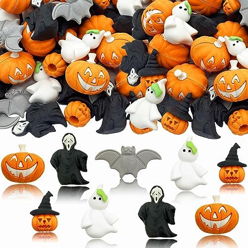 Pumpkin Erasers for Kids 30pcs Halloween Erasers Bulk 3D