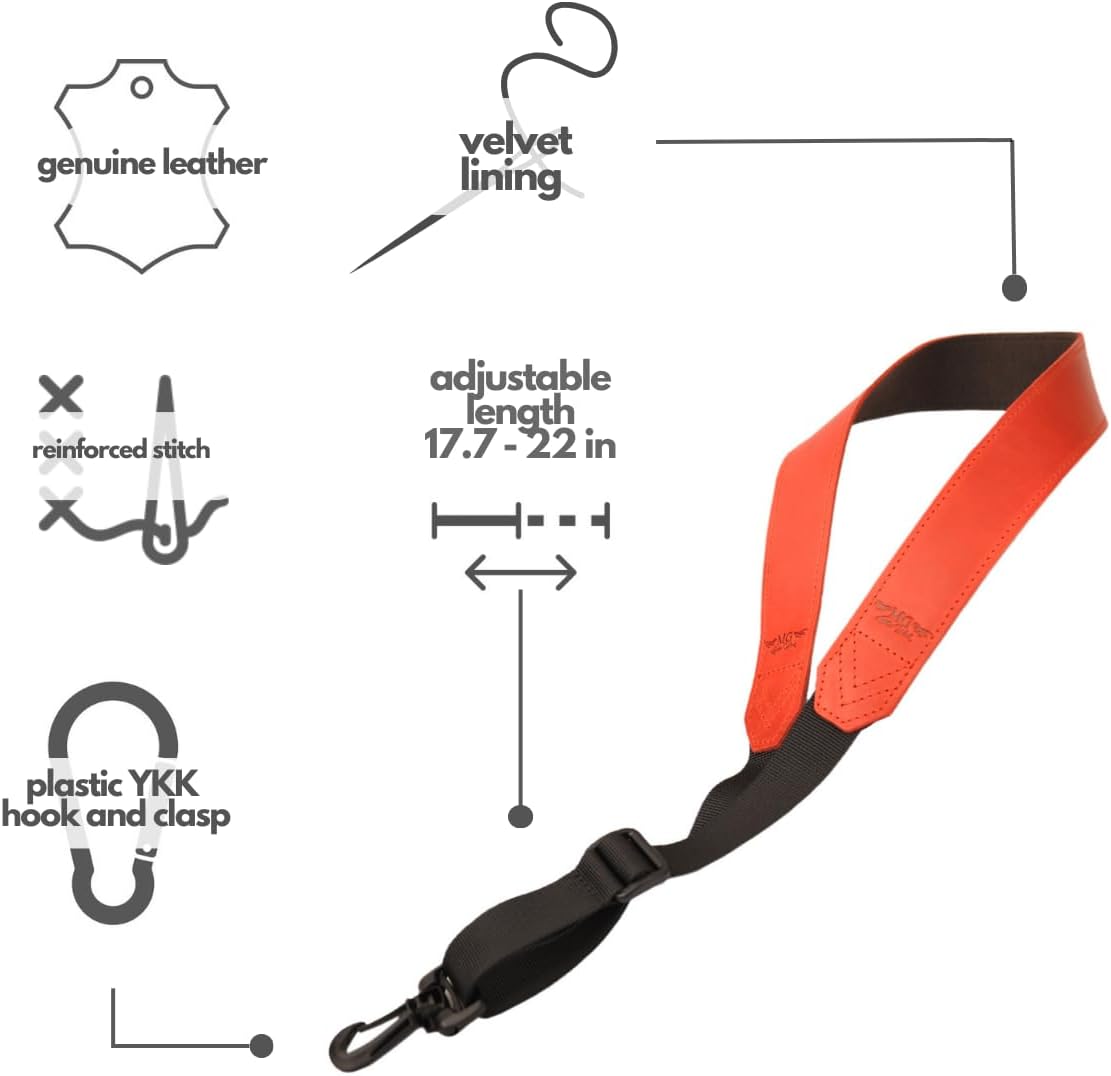 Saxophone Strap for alto, tenor, soprano, baritone saxophone