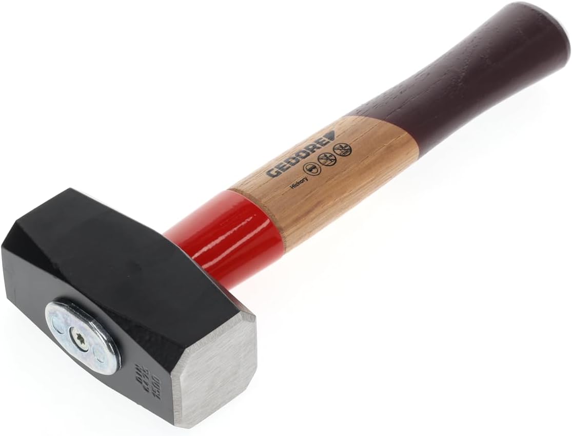 GEDORE 620 H-1500 Club Hammer ROTBAND-Plus, 1500 g