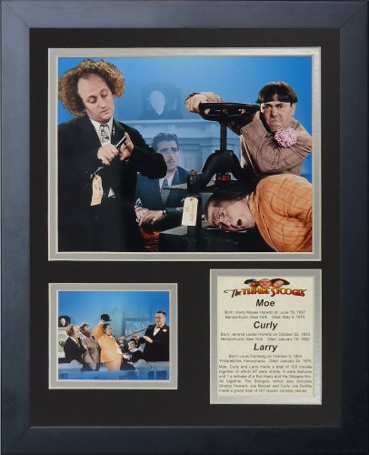 Cadre photo collage Les Trois Stooges idée cadeau cinéma vintage