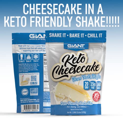 Giant Sports International 703230845457 Giant Sports Keto Cheesecake Shake Mix thumb #3