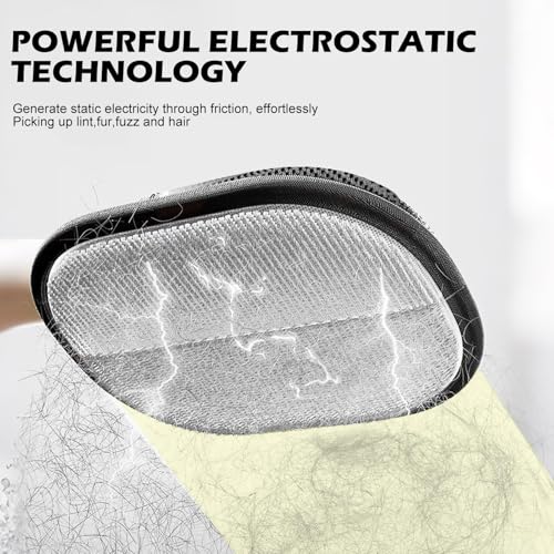 Image of Pet Hair Removal Glove, Newly Upgraded Electrostatic Pet Hair Removal Gloves, Reusable Pet Hair Remover Tool for Furniture, Carpet, Car Seat
