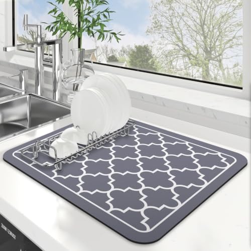 Dish Drying Mat Absorbent Dish Drying Mats...