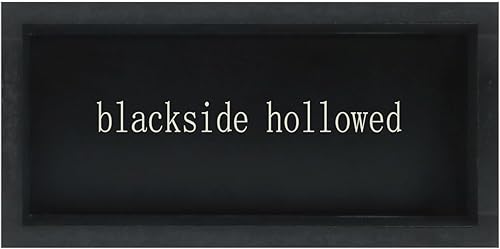 Miniatura 7 de Esur Escritorio motivacional de oficina en casa decoración negra letrero de caja de madera de granja para mujer regalo para PS You Got This