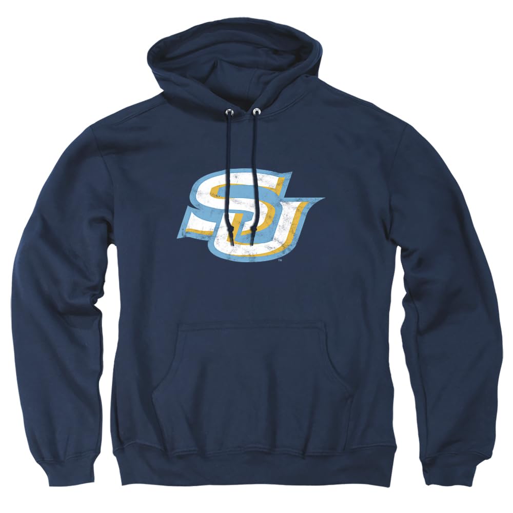 LOGOVISION Official Collegiate Distressed Primary Logo Adult Pullover Hoodie Collection — view 481