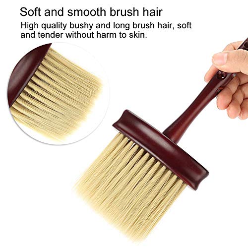 Barber Salon Neck Face Duster Cleaning,Hairdressing Hair Cut Sweep Brush Hairbrush,Barber Accessories for Home and Salon, Neck Duster Brush Hair Sweeping - Image 2