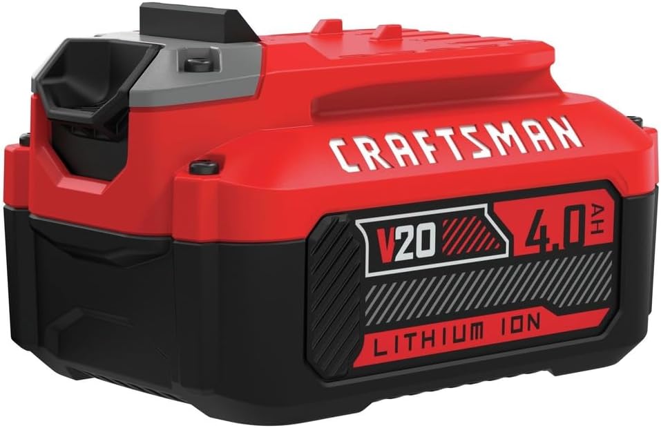 CRAFTSMAN CMCB204-CKR V20 4 Ah Lithium-Ion Battery and Charger Starter Kit (Renewed)