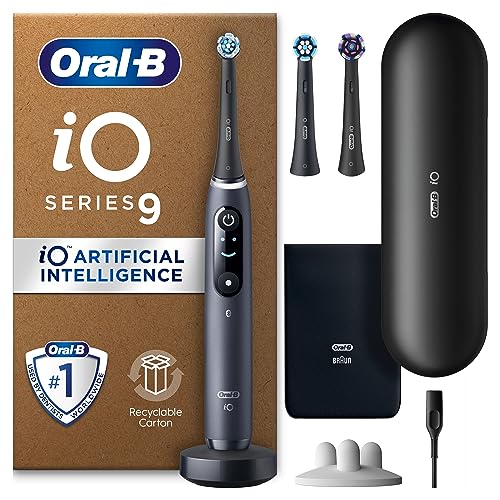 Oral-B iO9 brosse à dents électrique, cadeau pour femme et homme idéal