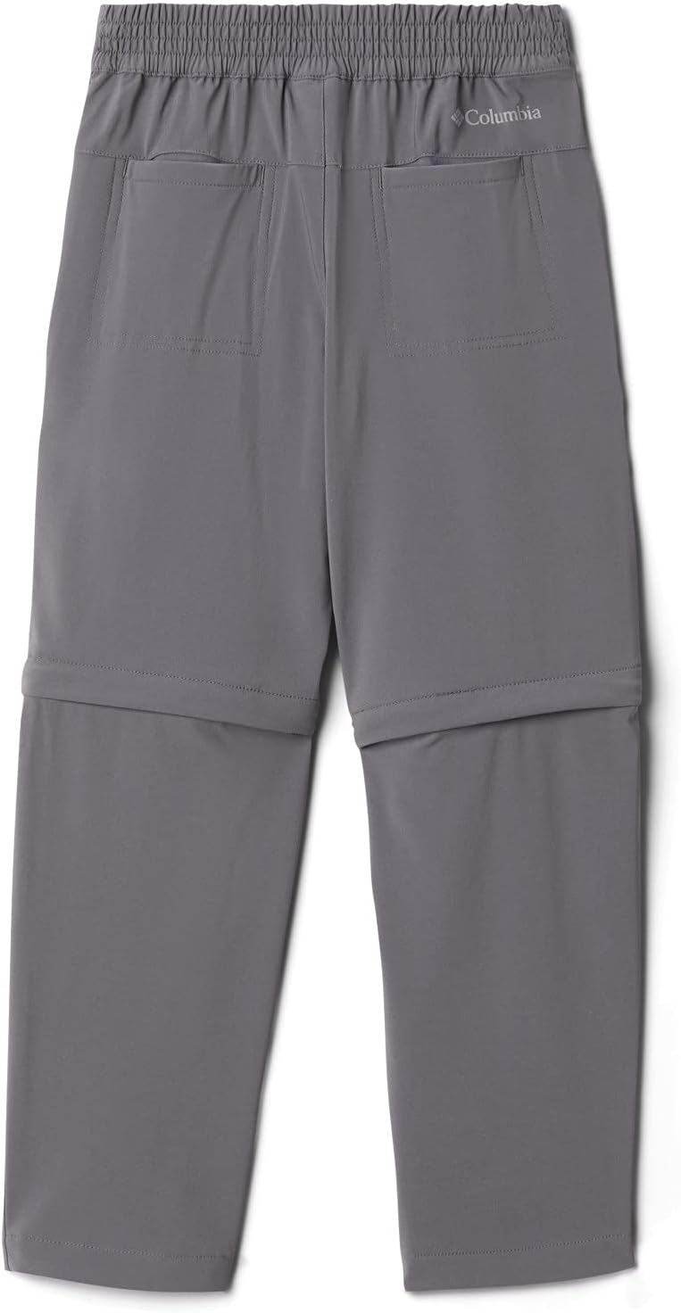 国内即発 VIPにて Columbia Boys' Frontrange Convertible Pant, City Grey, X-Small