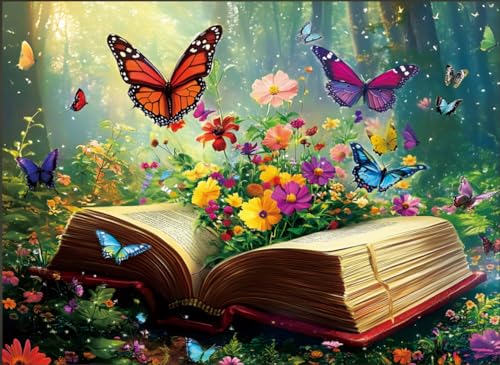DAGIRT Flowers Book Puzzle