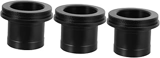 Uonlytech 3pcs Telescope Adapter Telescope Camera t Ring Telescope Accessory Telescope Replacement Parts T Mount Telescopic Tube Telescope Eyepiece Holder SLR Stainless Steel Flexible Tube