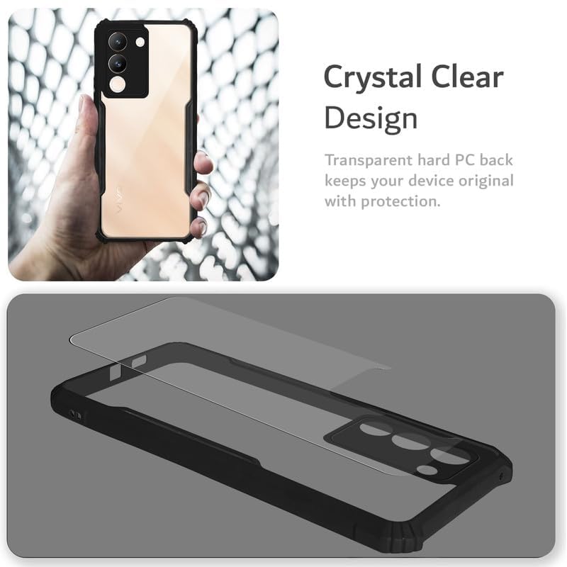 Image of Advanced UV Tempered Glass Screen Protector Guard (Vivo Y200)