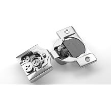 Berta 10-Pack, 3/8 inch Overlay Soft Closing Face Frame Cabinet Hinges, 105 Degree 6-Ways 3-Cam Adjustment Concealed Kitchen Cabinet Door Hinges with Screws 3/8 inch, 10 Pieces