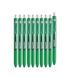 Paper Mate Inkjoy Gel Retractable Gel Ink Pens, Pack of 10 (Green, Medium Point)