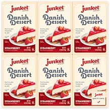 Junket Danish Dessert Strawberry 4.75 Oz Pack of 6