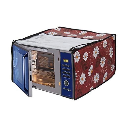 Dream Care Floral Printed Microwave Oven Cover For Ifb 20 Liter Convection Microwave Oven 20Sc2