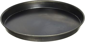 Ottinetti Blue Steel Shallow Round Baking Pan, 22cm/8.7", Gray