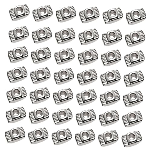 STOBAZA 120pcs Nut Hammer-Head Thread Tool Silver Carbon Steel