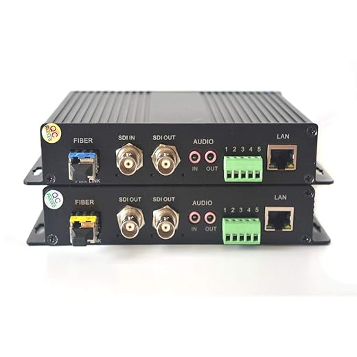 Primeda-tronic 3G SDI,Ethernet Over Fiber Optic Media Converters, Video Audio Transmitter and Receiver for 3G SDI, HD SDI Camera