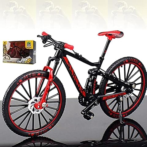 Finger Fahrrad Modell, Miniatur Finger Bike, Mountainbike-Modell Spielzeug, Modell Mini Mountainbike, für Unterricht, Zuhause, Büro, Verein Cover