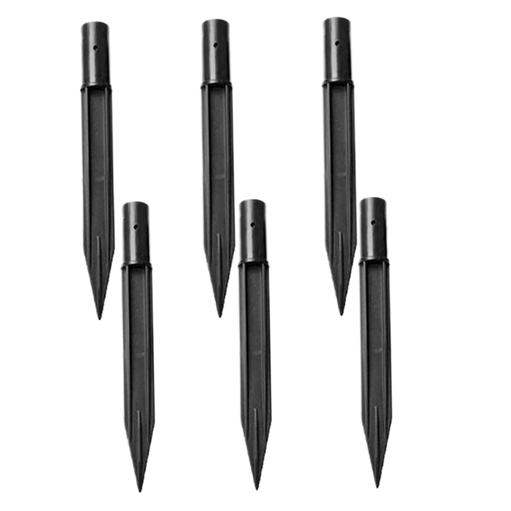 BeVistoso 6PCS Solar Light Stakes Path Light Replacement Plastic for Garden Lamps, 157mm