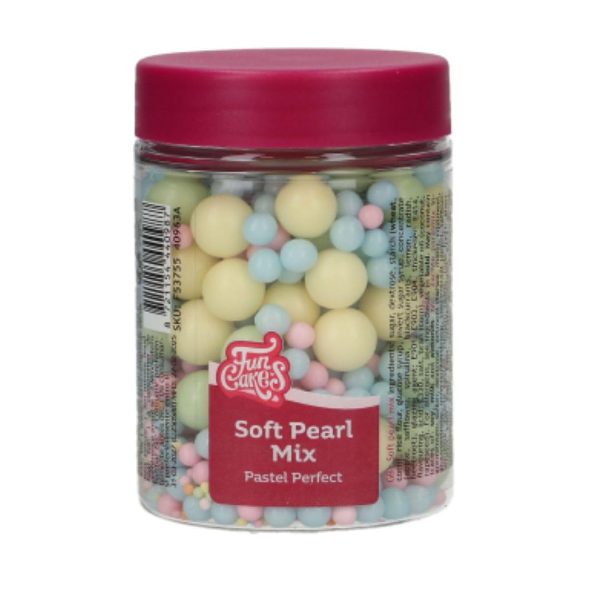 Zuckerstreusel FunCakes Soft Pearls Pastel Mix 80g…