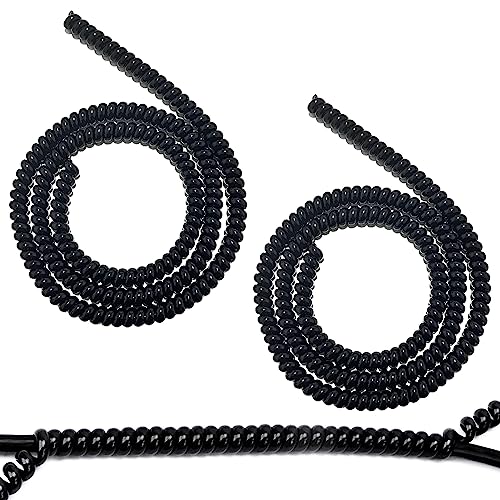 XPOOP 2 x 90 cm Spiral Wire Protection de Câble en Spirale pour Trottinette Brake Spiral Tube Cable Protector Cover Sac de Transport pour Scooter Housse...