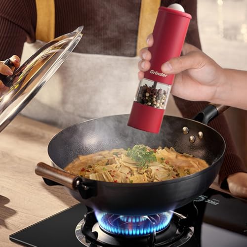 Moulin à poivre et sel noir avec grossier réglable pour table - 4