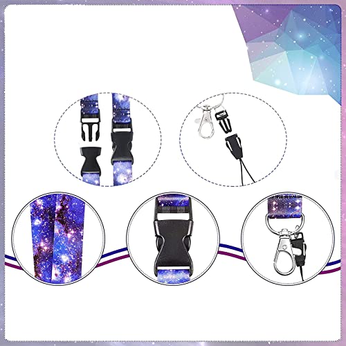 4 Pezzi Neck Strap Lanyards, Porta Badge da collo